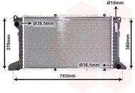 VAN WEZEL radiator, engine cooling 18002204 - Car cooler