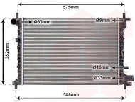 VAN WEZEL radiator, engine cooling 18002219 - Car cooler