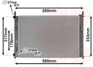VAN WEZEL radiator, engine cooling 18002324 - Car cooler