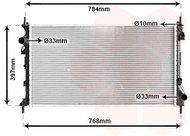 VAN WEZEL radiator, engine cooling 18002382 - Car cooler