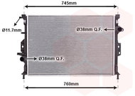 VAN WEZEL radiator, engine cooling 18002424 - Car cooler