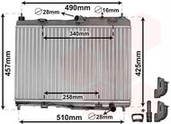 VAN WEZEL radiator, engine cooling 18002440 - Car cooler