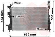 VAN WEZEL radiator, engine cooling 18002578 - Car cooler