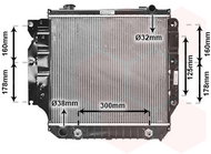 VAN WEZEL radiator, engine cooling 21002022 - Car cooler