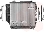 VAN WEZEL radiator, engine cooling 21002023 - Car cooler