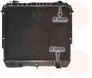 VAN WEZEL radiator, engine cooling 21002033 - Car cooler