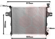 VAN WEZEL radiator, engine cooling 21002059 - Car cooler