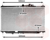 VAN WEZEL radiator, engine cooling 25002016 - Car cooler