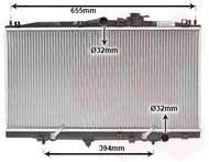 VAN WEZEL radiator, engine cooling 25002071 - Car cooler