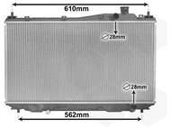 VAN WEZEL radiator, engine cooling 25002113 - Car cooler