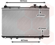 VAN WEZEL radiator, engine cooling 25002175 - Car cooler