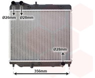 VAN WEZEL radiator, engine cooling 25002178 - Car cooler