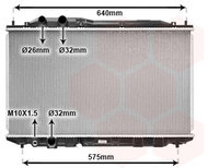 VAN WEZEL radiator, engine cooling 25002187 - Car cooler