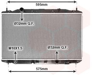 VAN WEZEL radiator, engine cooling 25002190 - Car cooler