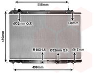 VAN WEZEL radiator, engine cooling 25002215 - Car cooler