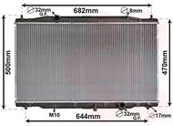 VAN WEZEL radiator, engine cooling 25012226 - Car cooler