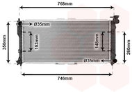 VAN WEZEL radiator, engine cooling 27002027 - Car cooler