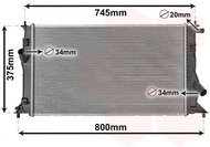VAN WEZEL radiator, engine cooling 27002183 - Car cooler