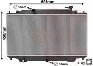 VAN WEZEL chladič, chlazení motoru 27012703 - Chladič auta