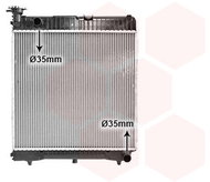 VAN WEZEL radiator, engine cooling 30002085 - Car cooler