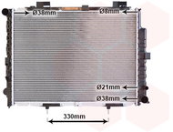 VAN WEZEL radiator, engine cooling 30002228 - Car cooler