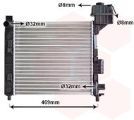 VAN WEZEL radiator, engine cooling 30002247 - Car cooler