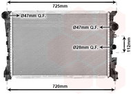 VAN WEZEL radiator, engine cooling 30002691 - Car cooler