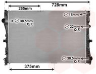 VAN WEZEL radiator, engine cooling 30012702 - Car cooler