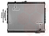 VAN WEZEL radiator, engine cooling 32002027 - Car cooler