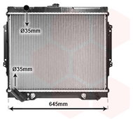 VAN WEZEL radiator, engine cooling 32002089 - Car cooler