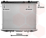 VAN WEZEL radiator, engine cooling 37002175 - Car cooler