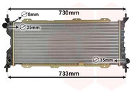 VAN WEZEL radiator, engine cooling 37002185 - Car cooler