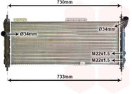 VAN WEZEL radiator, engine cooling 37002203 - Car cooler