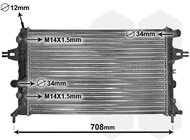 VAN WEZEL radiator, engine cooling 37002254 - Car cooler