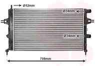 VAN WEZEL radiator, engine cooling 37002255 - Car cooler