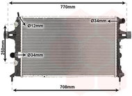VAN WEZEL radiator, engine cooling 37002329 - Car cooler