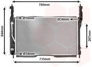 VAN WEZEL radiator, engine cooling 37002432 - Car cooler