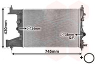 VAN WEZEL radiator, engine cooling 37002487 - Car cooler