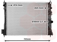 VAN WEZEL radiator, engine cooling 37002665 - Car cooler