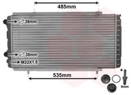 VAN WEZEL radiator, engine cooling 40002150 - Car cooler