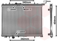 VAN WEZEL radiator, engine cooling 40002190 - Car cooler