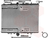 VAN WEZEL radiator, engine cooling 40002198 - Car cooler