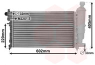 VAN WEZEL radiator, engine cooling 40002216 - Car cooler