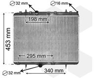VAN WEZEL radiator, engine cooling 40002255 - Car cooler