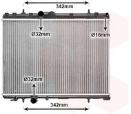 VAN WEZEL radiator, engine cooling 40002265 - Car cooler