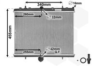 VAN WEZEL radiator, engine cooling 40002314 - Car cooler