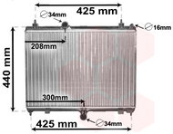 VAN WEZEL radiator, engine cooling 40002358 - Car cooler