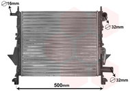 VAN WEZEL radiator, engine cooling 43002217 - Car cooler