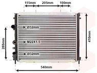 VAN WEZEL radiator, engine cooling 43002231 - Car cooler
