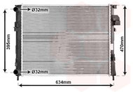 VAN WEZEL radiator, engine cooling 43002303 - Car cooler
